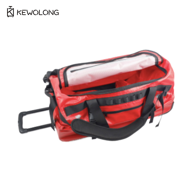 PVC Waterproof 90L Large Rolli - Foldable Rolling Luggage Bag ulasan dan harga